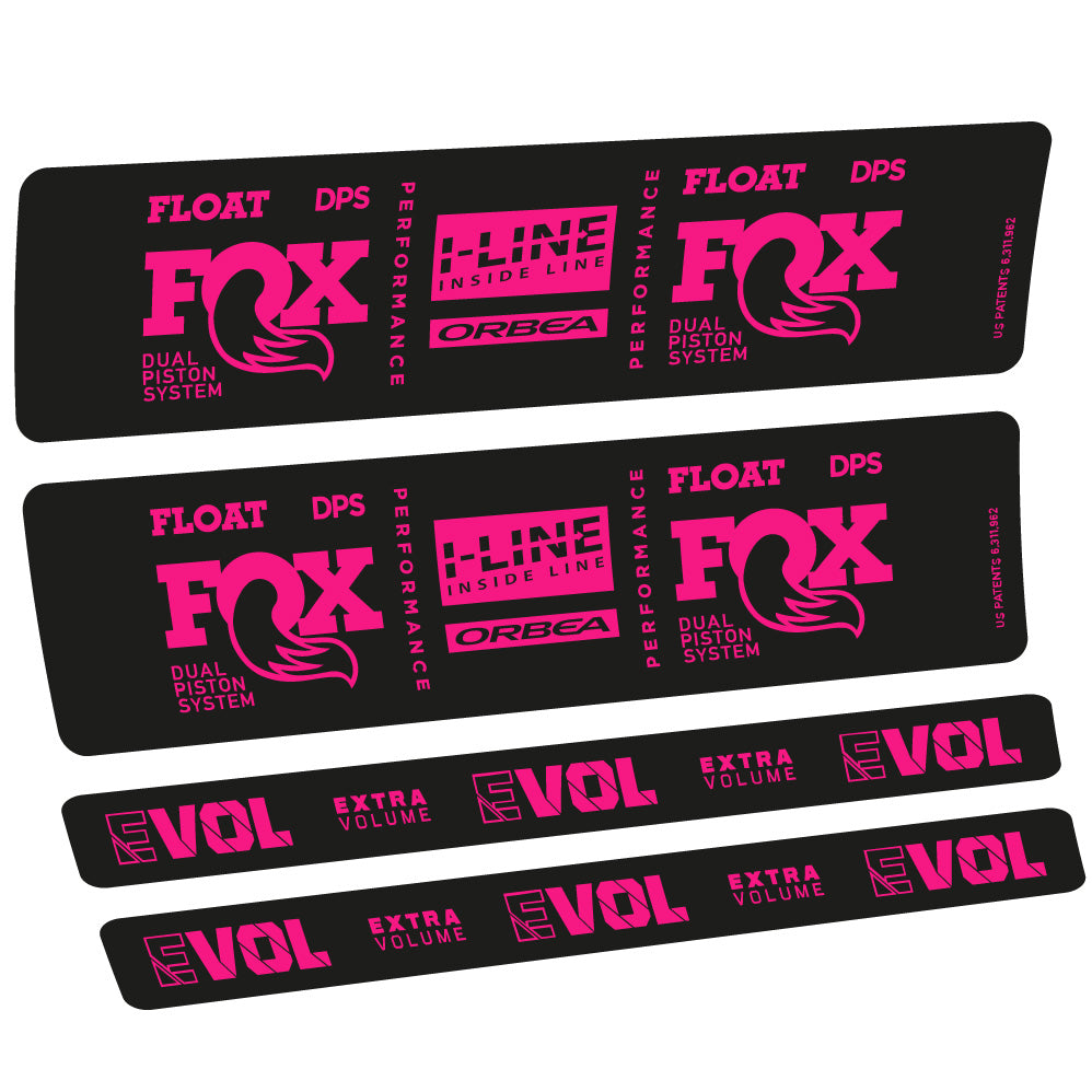 Adesivi Ammortizzatore Fox Float DPS Performance I Line in vinile