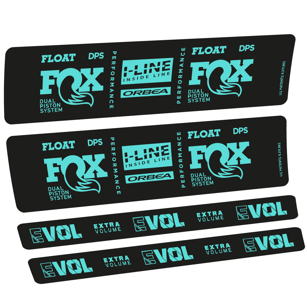 Adesivi Ammortizzatore Fox Float DPS Performance I Line in vinile