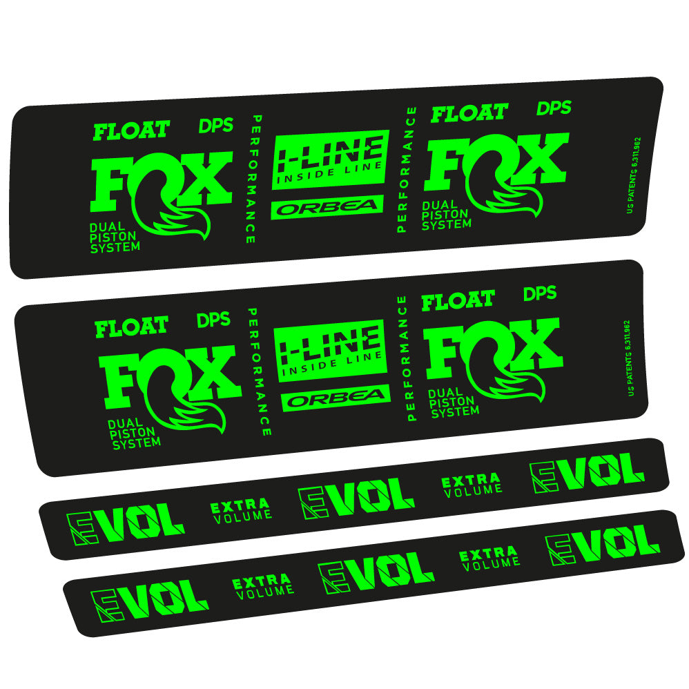 Adesivi Ammortizzatore Fox Float DPS Performance I Line in vinile