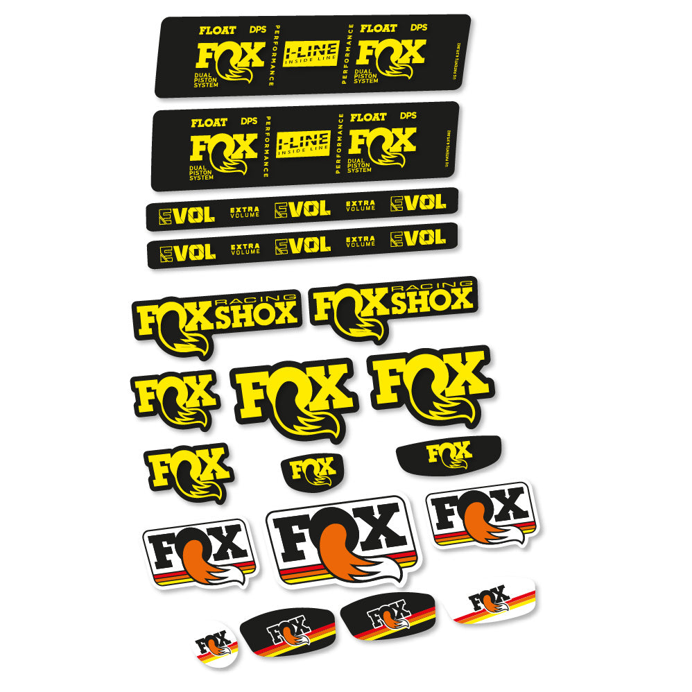 Adesivi Ammortizzatore Fox Float DPS Performance I Line in vinile