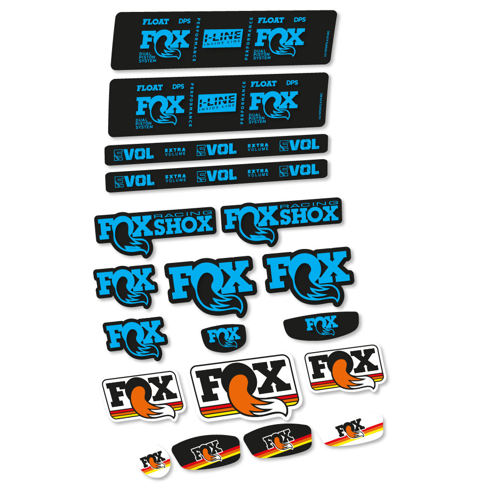 Adesivi Ammortizzatore Fox Float DPS Performance I Line in vinile