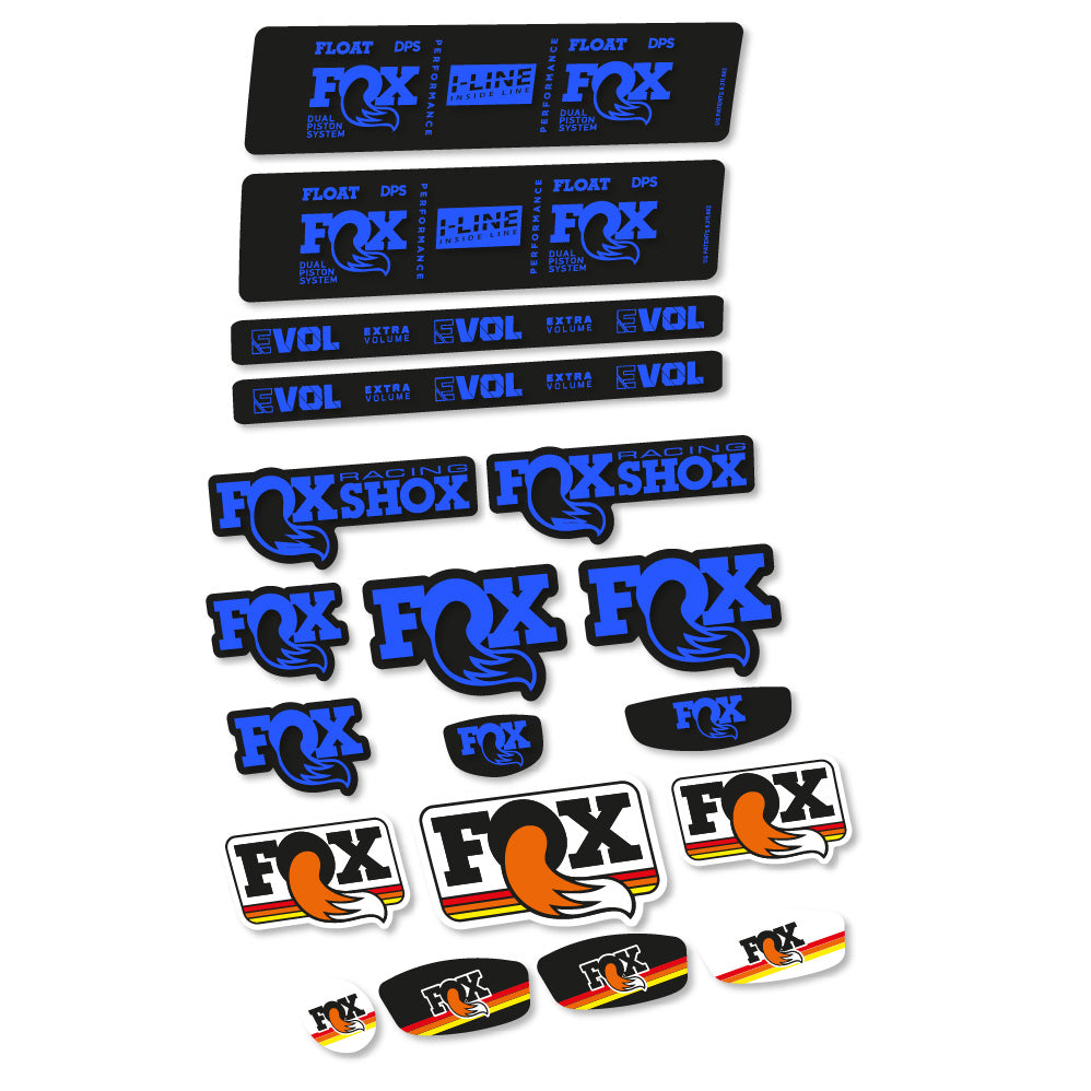 Adesivi Ammortizzatore Fox Float DPS Performance I Line in vinile