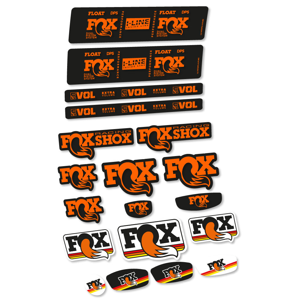 Adesivi Ammortizzatore Fox Float DPS Performance I Line in vinile