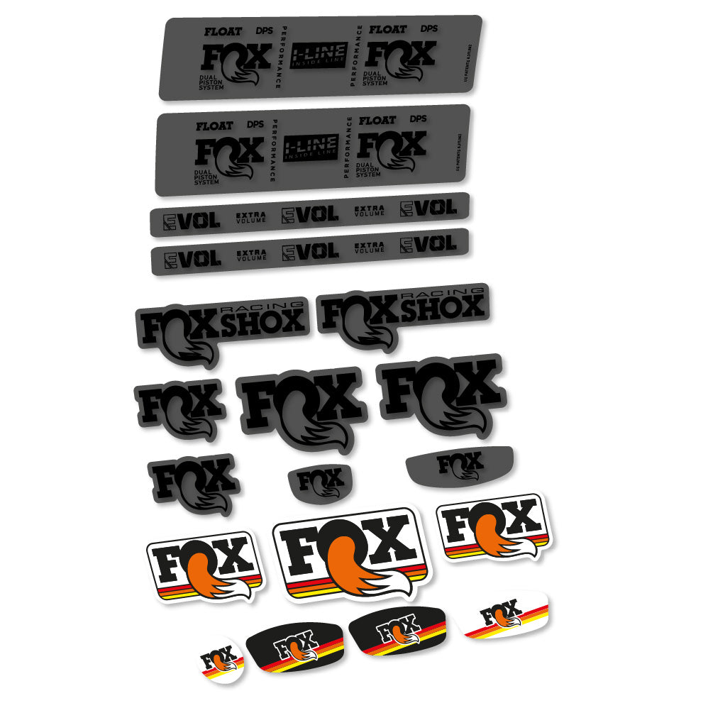 Adesivi Ammortizzatore Fox Float DPS Performance I Line in vinile