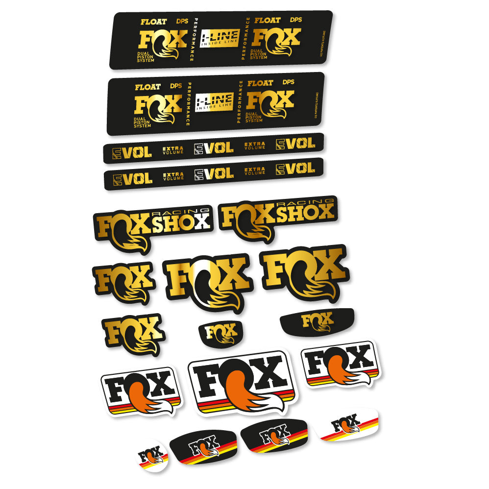 Adesivi Ammortizzatore Fox Float DPS Performance I Line in vinile