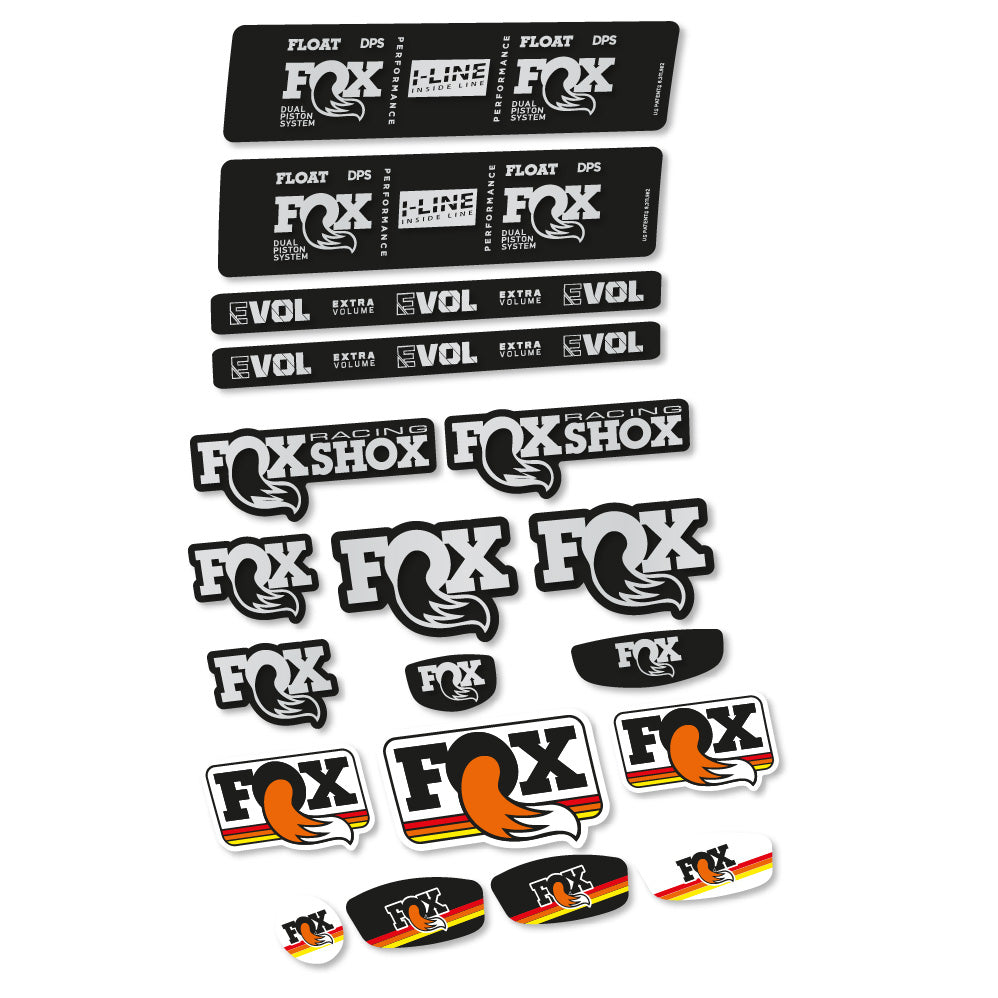 Adesivi Ammortizzatore Fox Float DPS Performance I Line in vinile