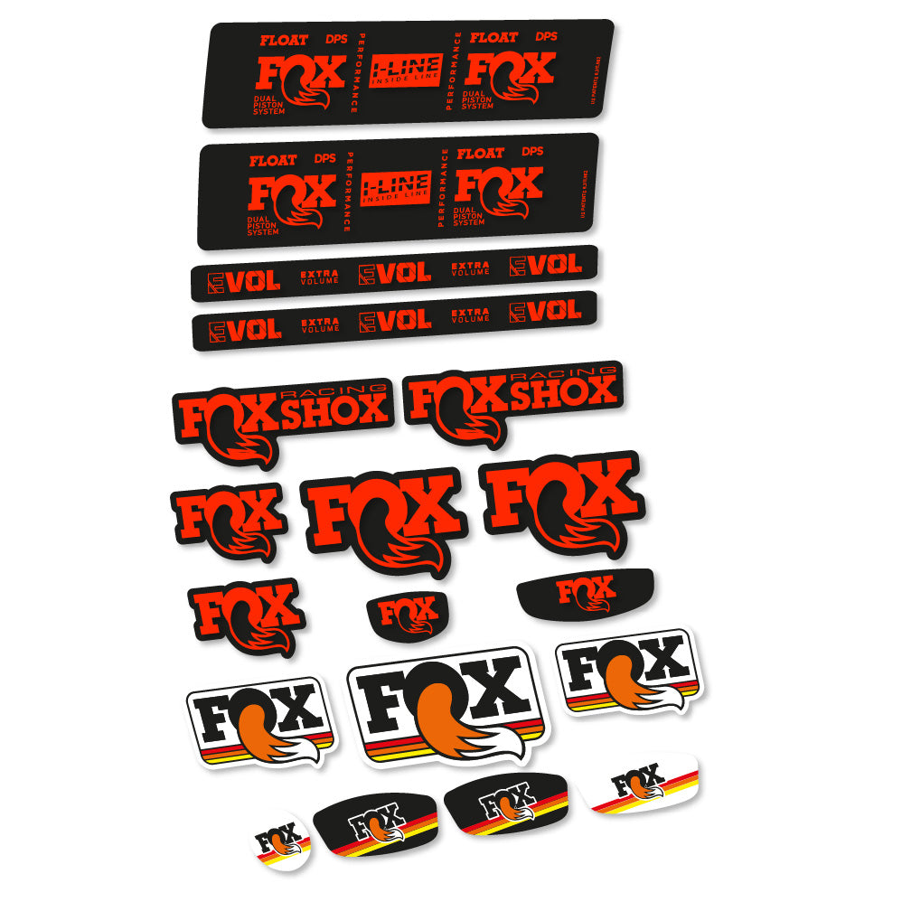 Adesivi Ammortizzatore Fox Float DPS Performance I Line in vinile