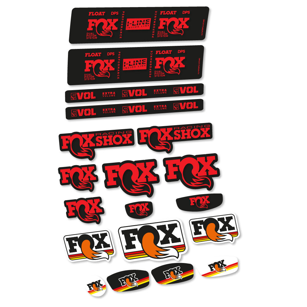Adesivi Ammortizzatore Fox Float DPS Performance I Line in vinile