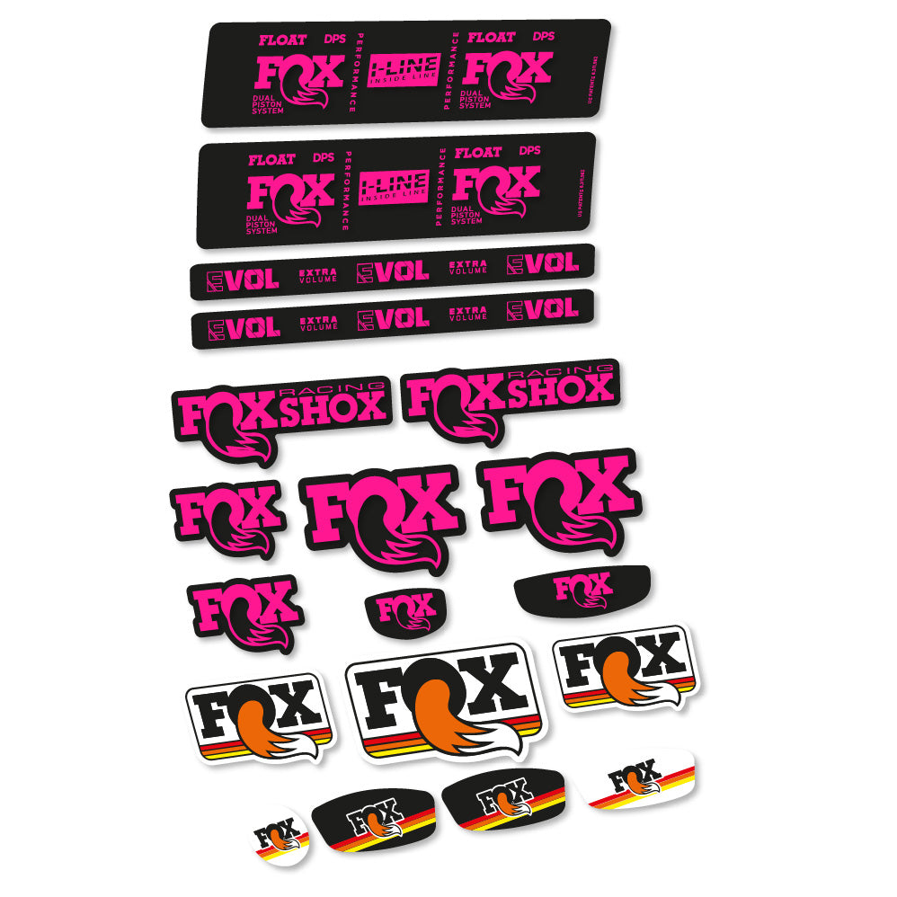 Adesivi Ammortizzatore Fox Float DPS Performance I Line in vinile