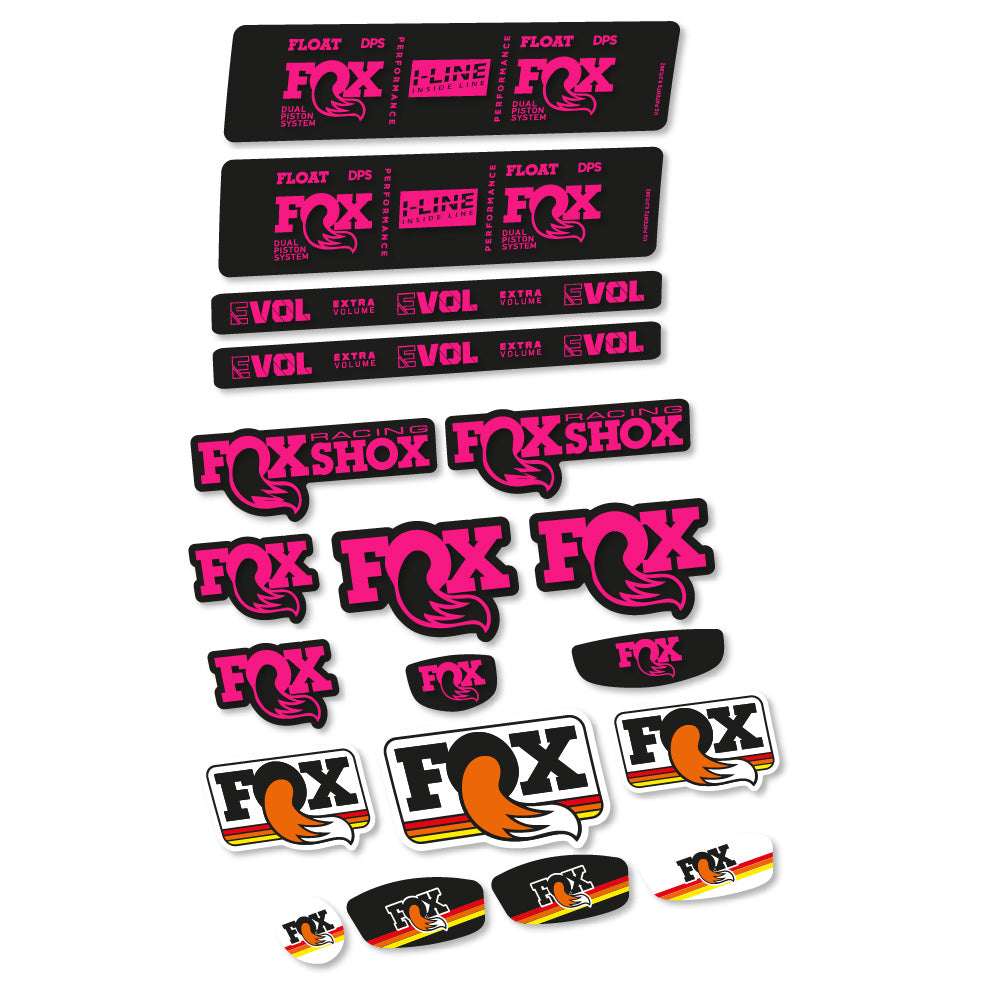 Adesivi Ammortizzatore Fox Float DPS Performance I Line in vinile