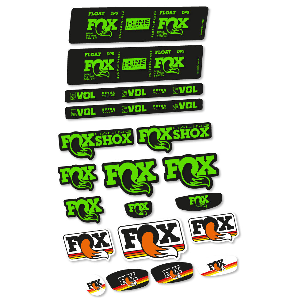Adesivi Ammortizzatore Fox Float DPS Performance I Line in vinile