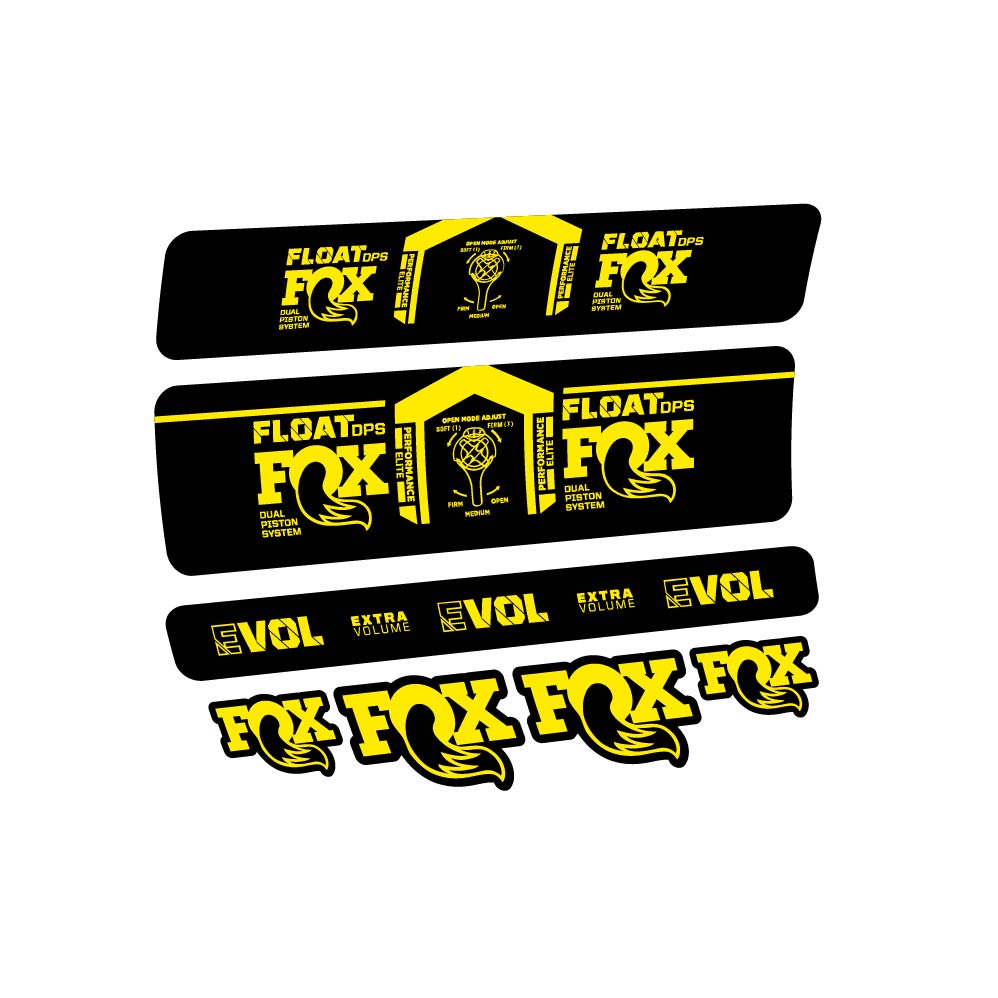 Adesivi Ammortizzatore Fox Float DPS Performance Elite 2021 in vinile