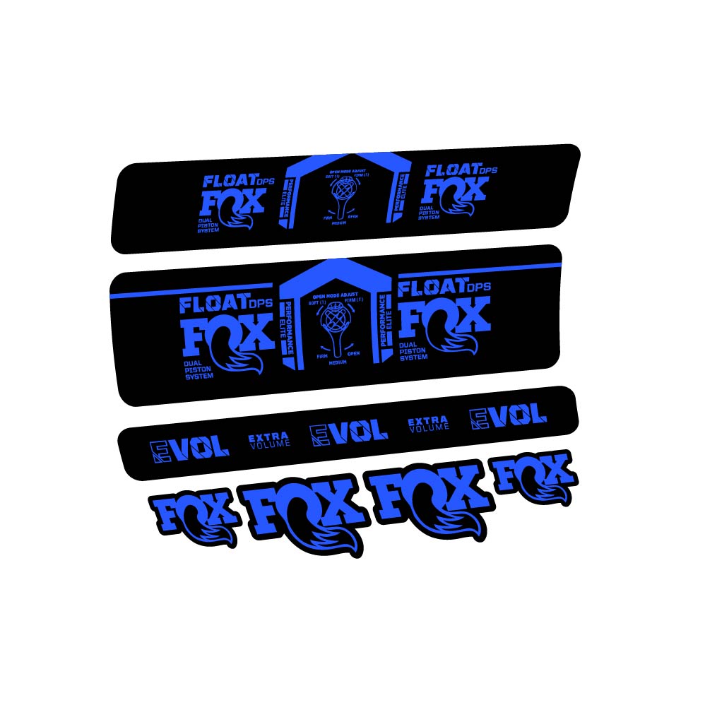 Adesivi Ammortizzatore Fox Float DPS Performance Elite 2021 in vinile