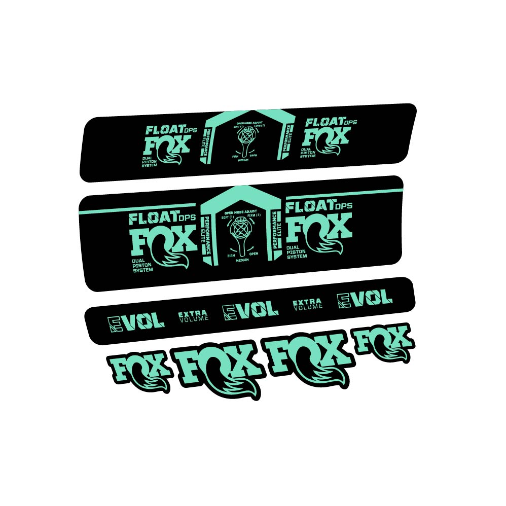 Adesivi Ammortizzatore Fox Float DPS Performance Elite 2021 in vinile
