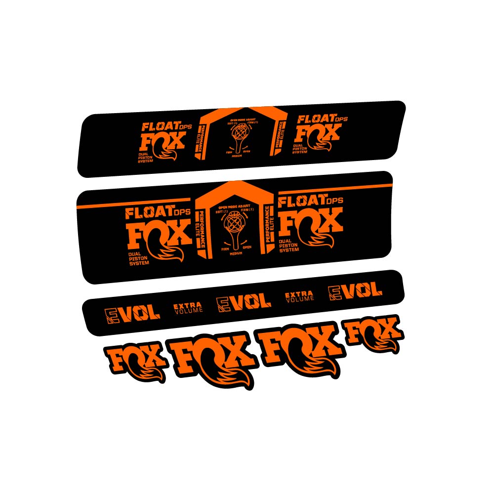 Adesivi Ammortizzatore Fox Float DPS Performance Elite 2021 in vinile