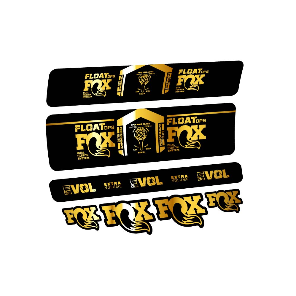 Adesivi Ammortizzatore Fox Float DPS Performance Elite 2021 in vinile