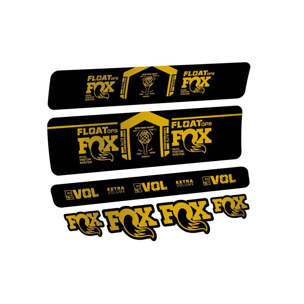 Adesivi Ammortizzatore Fox Float DPS Performance Elite 2021 in vinile