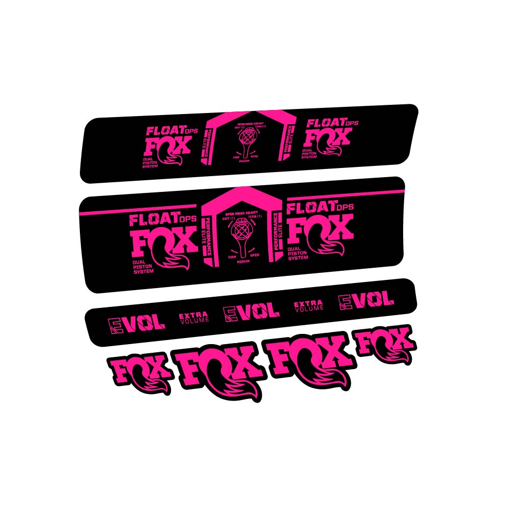 Adesivi Ammortizzatore Fox Float DPS Performance Elite 2021 in vinile