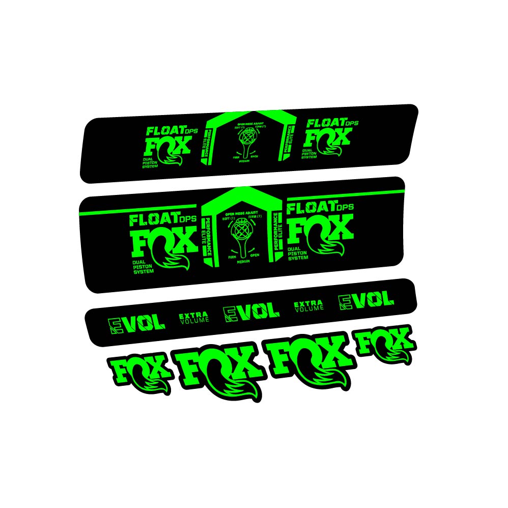 Adesivi Ammortizzatore Fox Float DPS Performance Elite 2021 in vinile