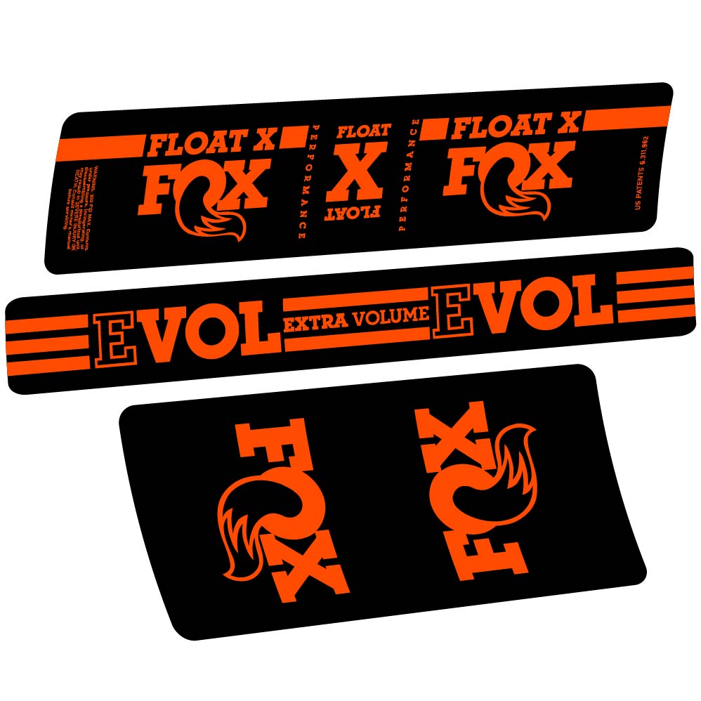 Adesivi Ammortizzatore Fox Float X in vinile