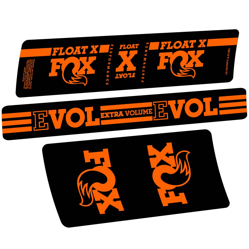 Adesivi Ammortizzatore Fox Float X in vinile