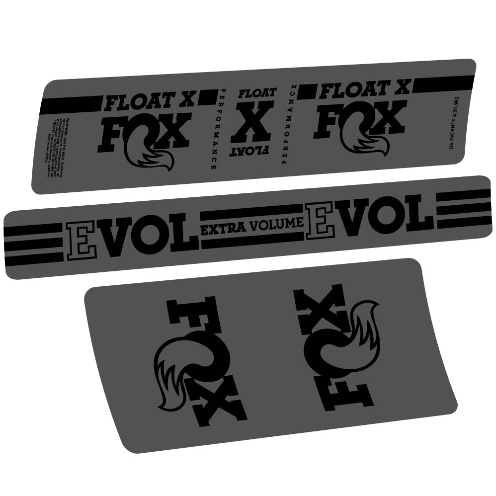 Adesivi Ammortizzatore Fox Float X in vinile