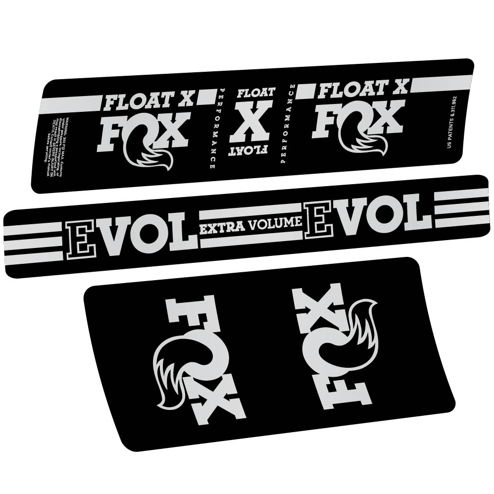Adesivi Ammortizzatore Fox Float X in vinile