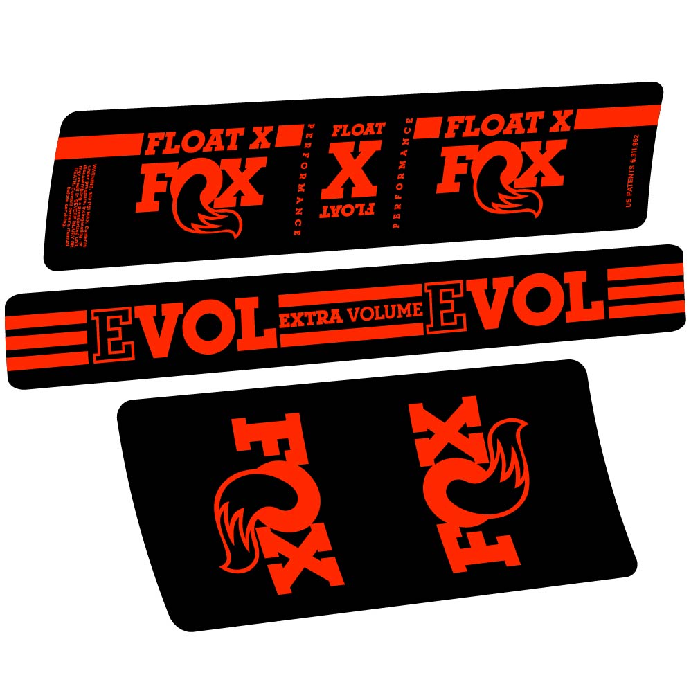Adesivi Ammortizzatore Fox Float X in vinile