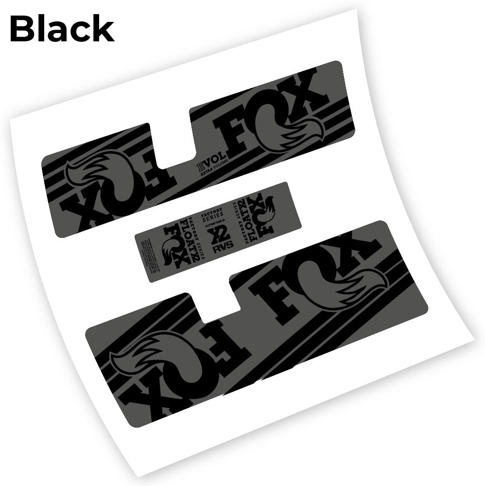 Adesivi Ammortizzatore Fox Float X2 RVS in vinile - Nero