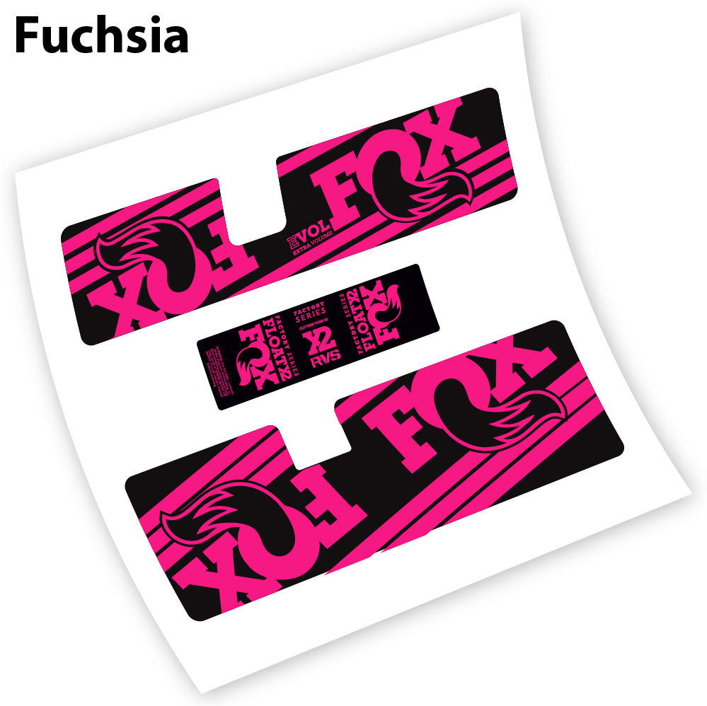 Adesivi Ammortizzatore Fox Float X2 RVS in vinile - Fucsia