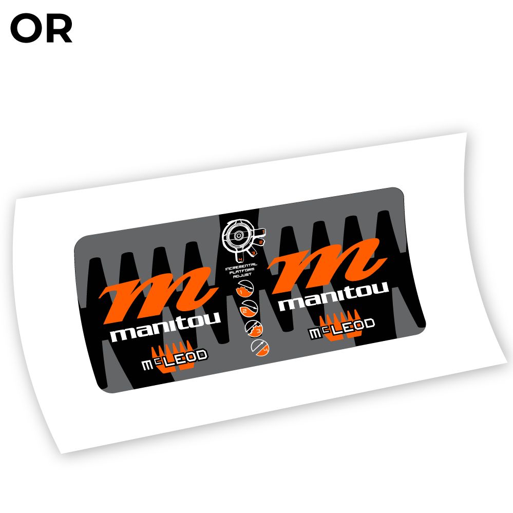Adesivi Ammortizzatore Manitou McLEOD 2015 Amortisseur in vinile