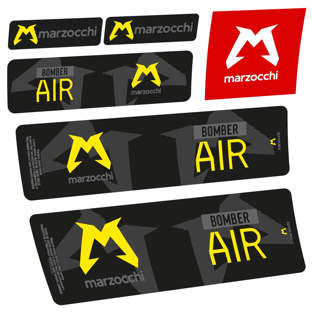 Adesivi Ammortizzatore Marzocchi Bomber Air 2023-2024 in vinile