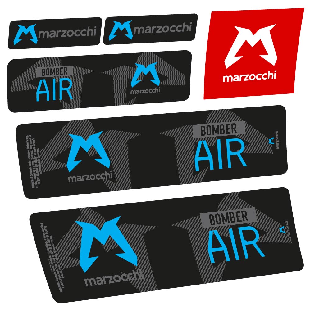 Adesivi Ammortizzatore Marzocchi Bomber Air 2023-2024 in vinile