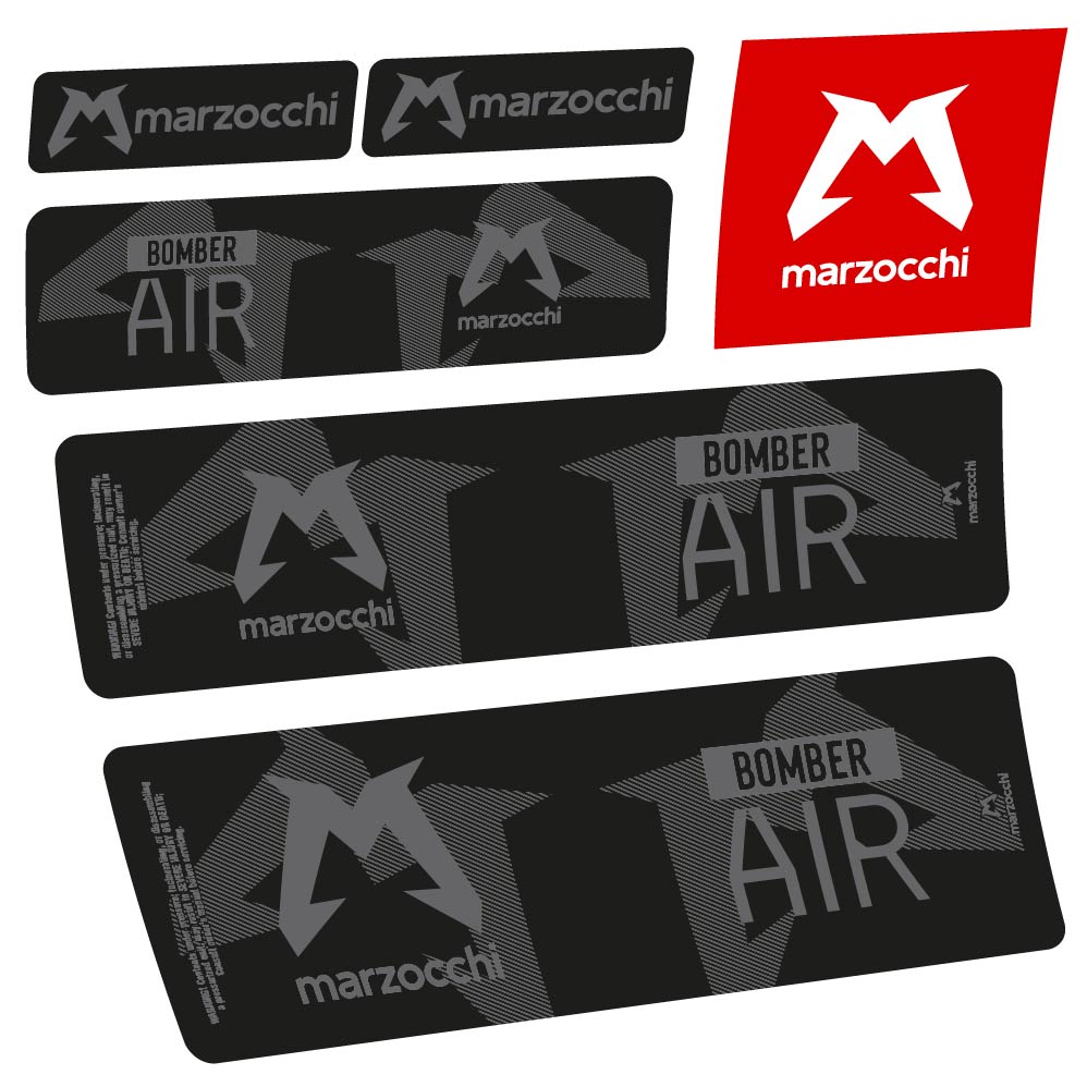 Adesivi Ammortizzatore Marzocchi Bomber Air 2023-2024 Amortisseur in vinile