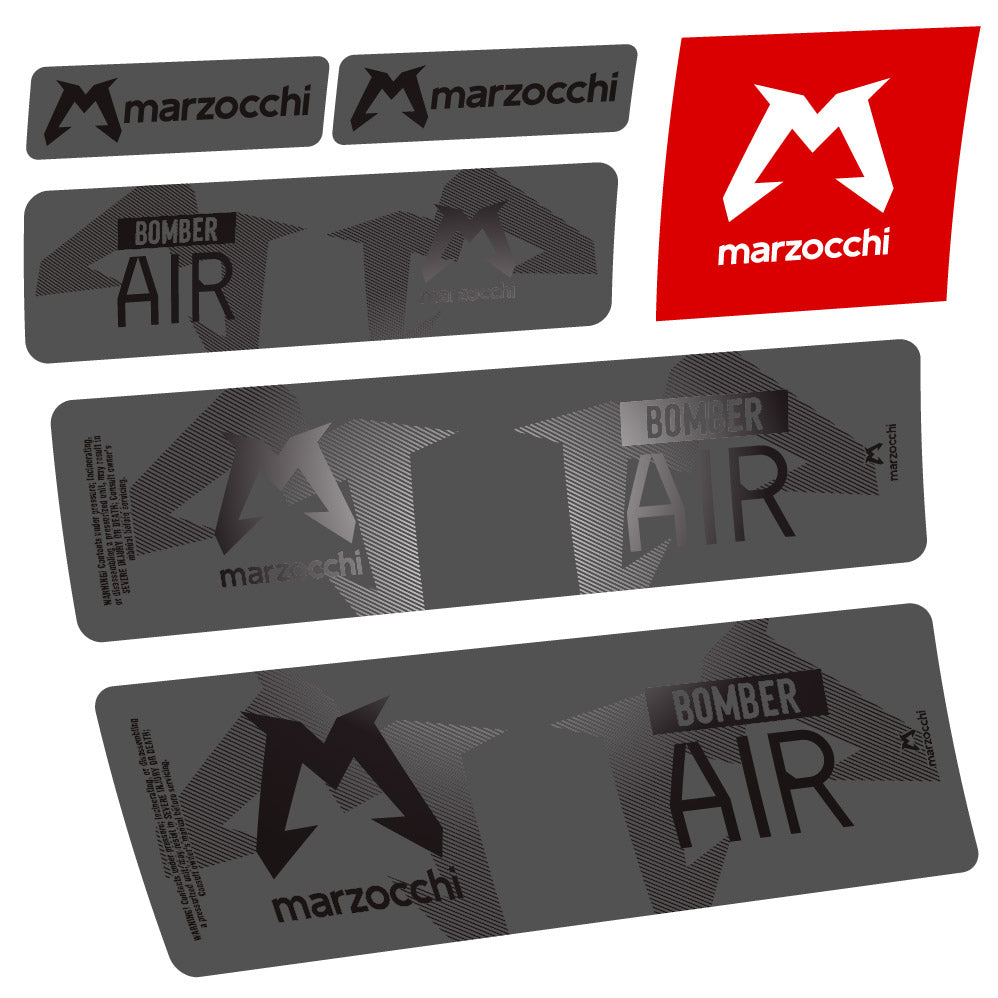 Adesivi Ammortizzatore Marzocchi Bomber Air 2023-2024 Amortisseur in vinile
