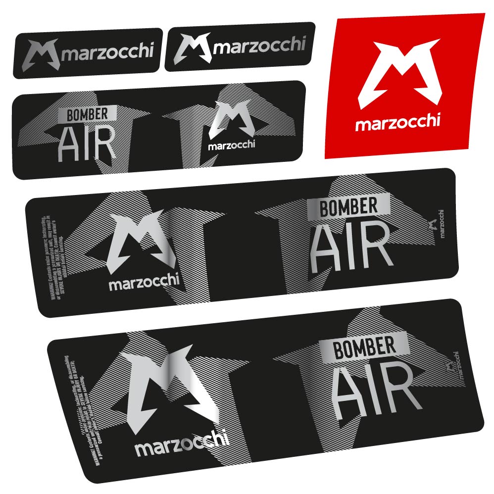 Adesivi Ammortizzatore Marzocchi Bomber Air 2023-2024 in vinile