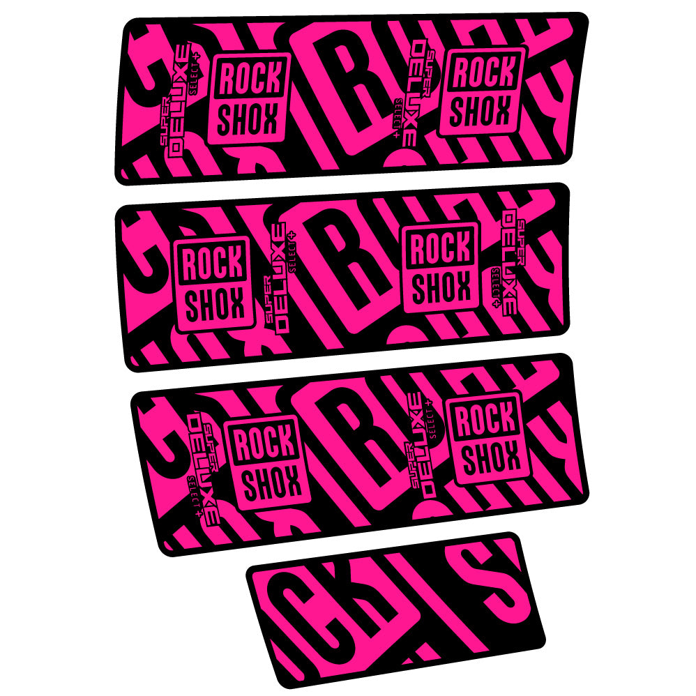 Adesivi Ammortizzatore Rock Shox Super Deluxe Select Plus in vinile