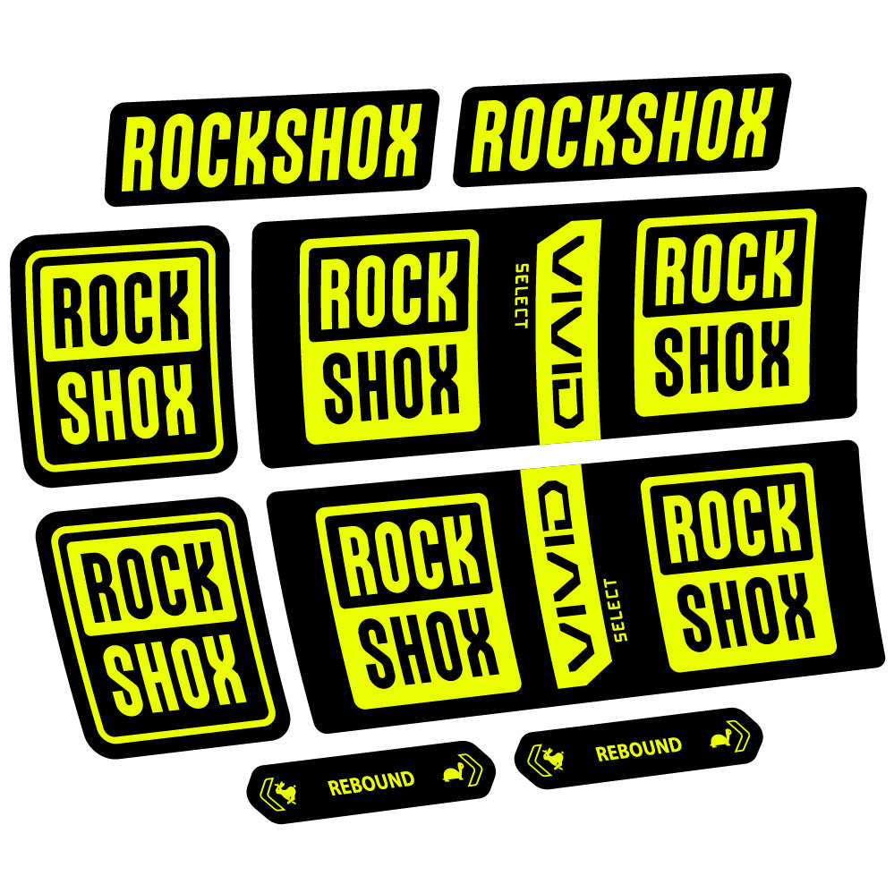 Adesivi Ammortizzatore Rock Shox Vivid Coil Select in vinile