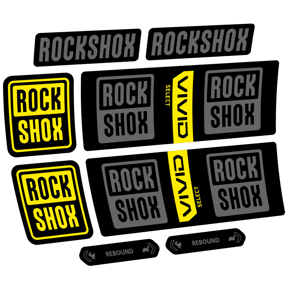Adesivi Ammortizzatore Rock Shox Vivid Coil Select in vinile