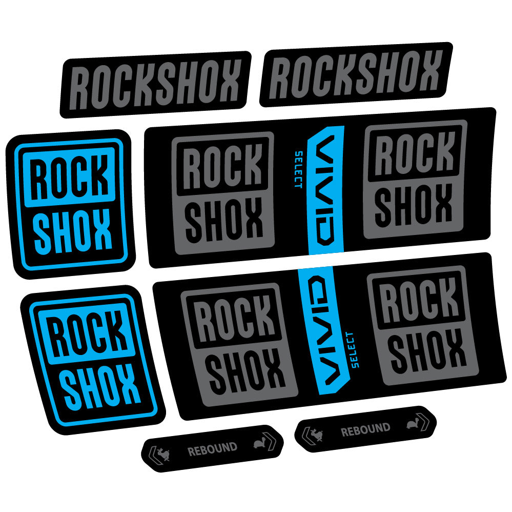 Adesivi Ammortizzatore Rock Shox Vivid Coil Select in vinile