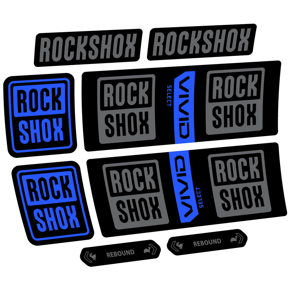 Adesivi Ammortizzatore Rock Shox Vivid Coil Select in vinile
