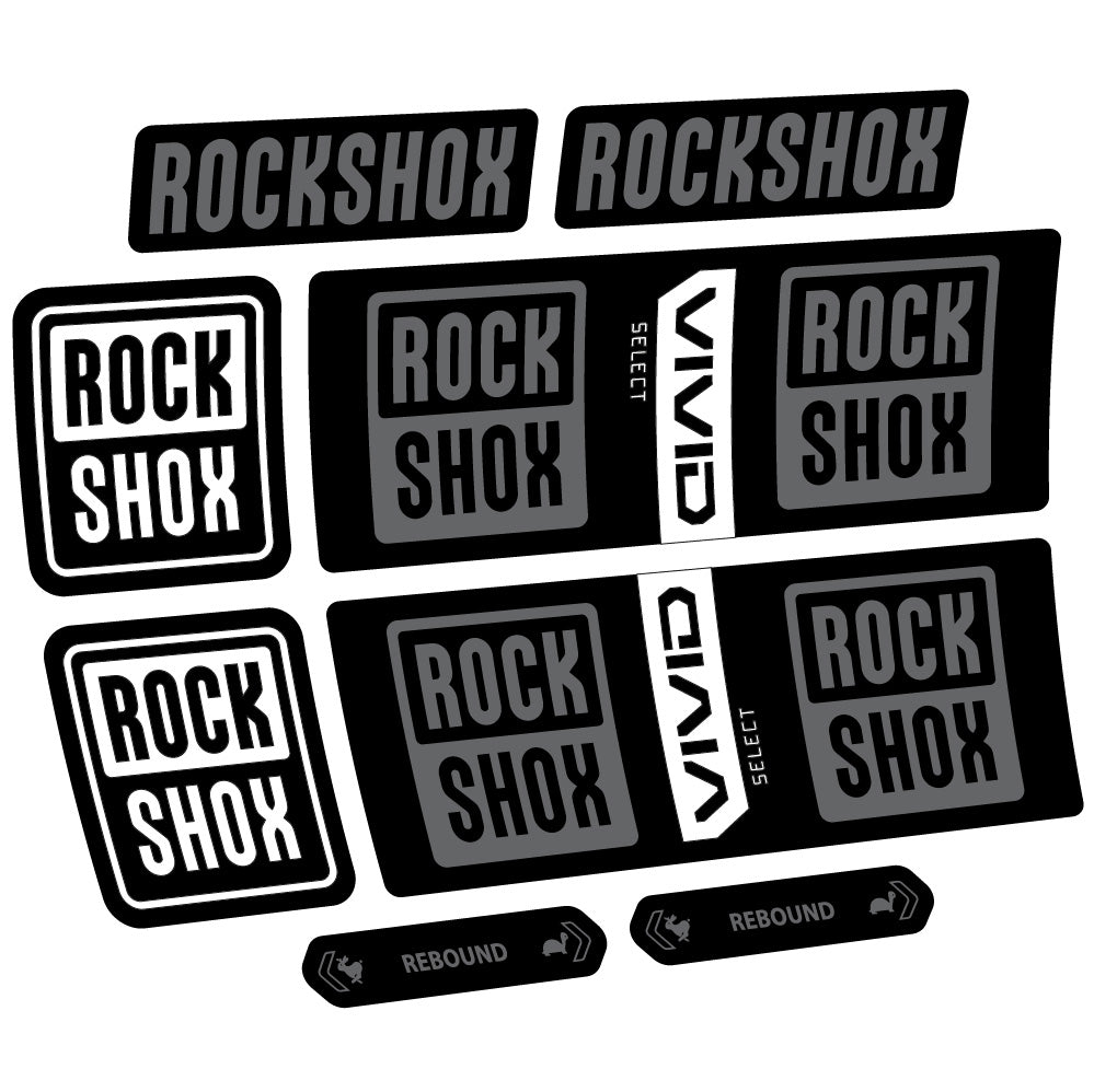 Adesivi Ammortizzatore Rock Shox Vivid Coil Select in vinile