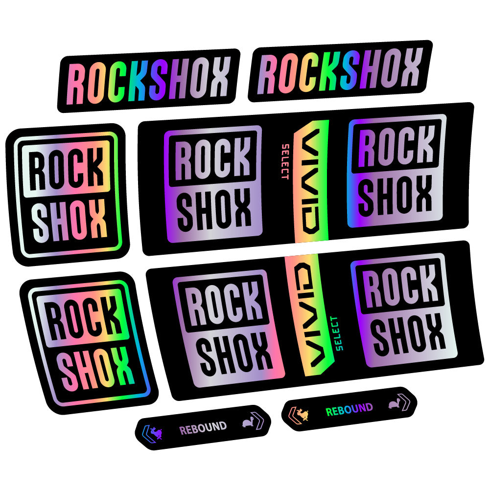 Adesivi Ammortizzatore Rock Shox Vivid Coil Select in vinile