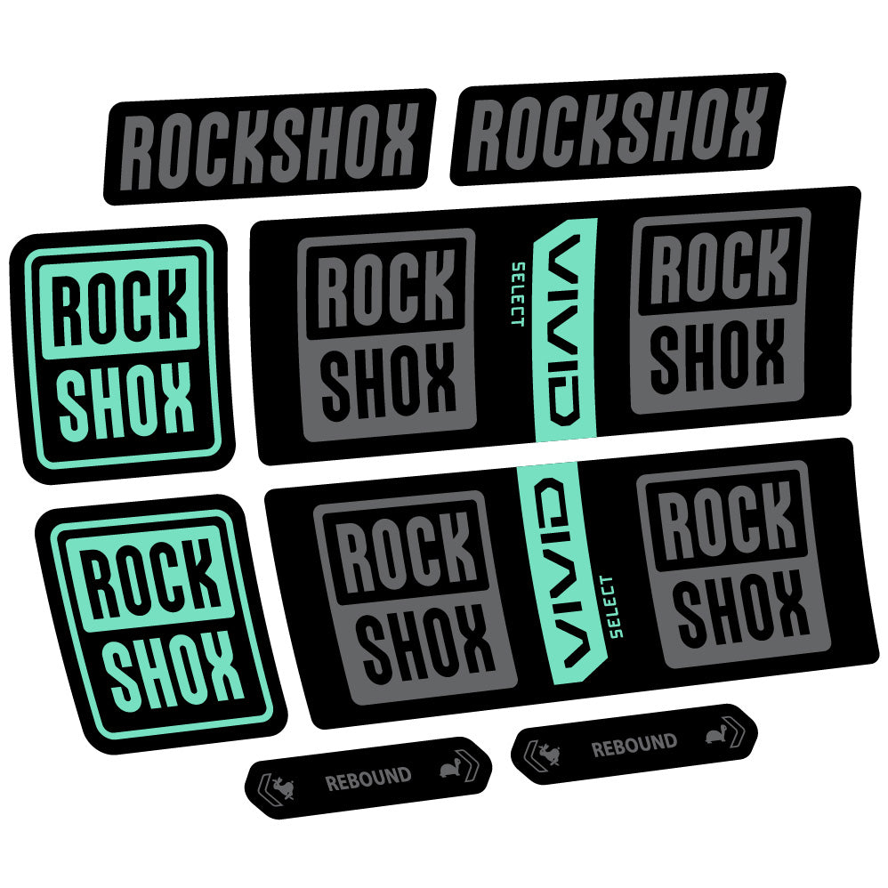 Adesivi Ammortizzatore Rock Shox Vivid Coil Select in vinile