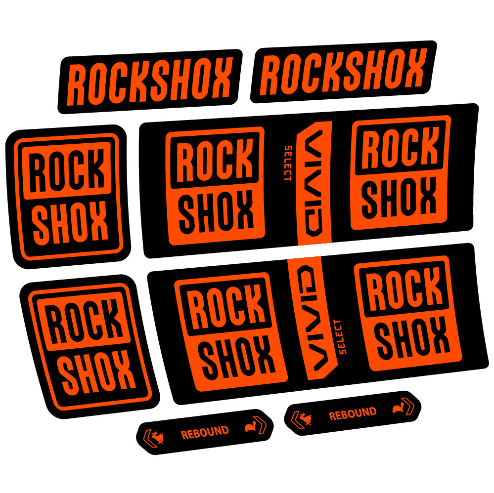 Adesivi Ammortizzatore Rock Shox Vivid Coil Select in vinile