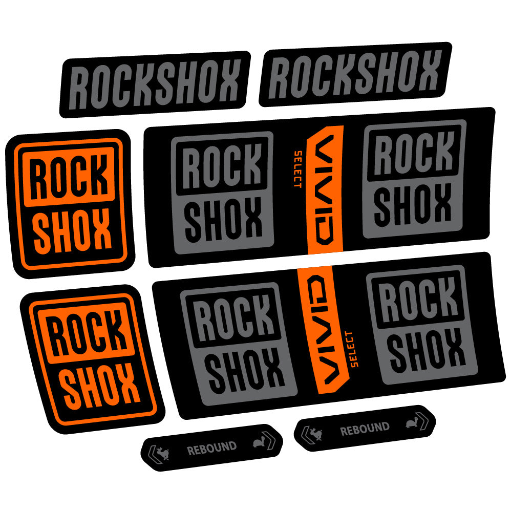 Adesivi Ammortizzatore Rock Shox Vivid Coil Select in vinile