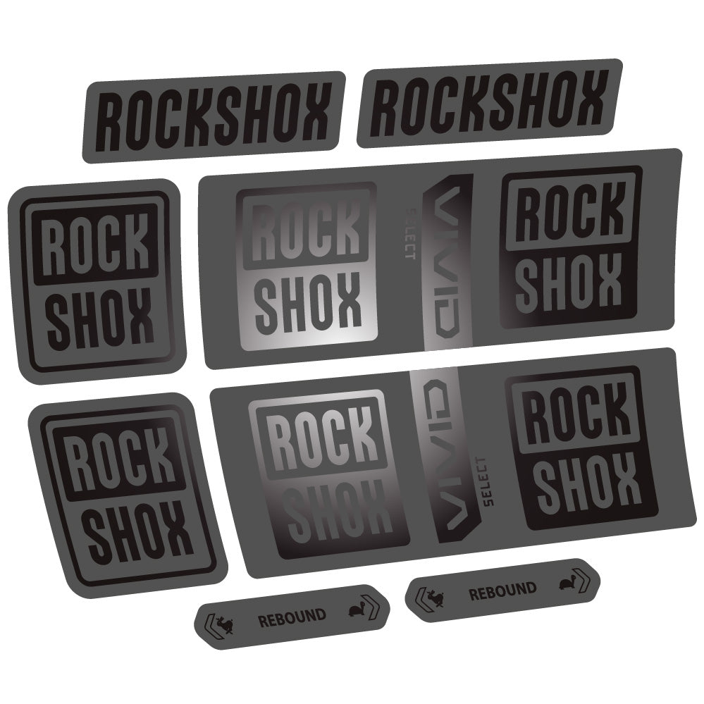 Adesivi Ammortizzatore Rock Shox Vivid Coil Select in vinile