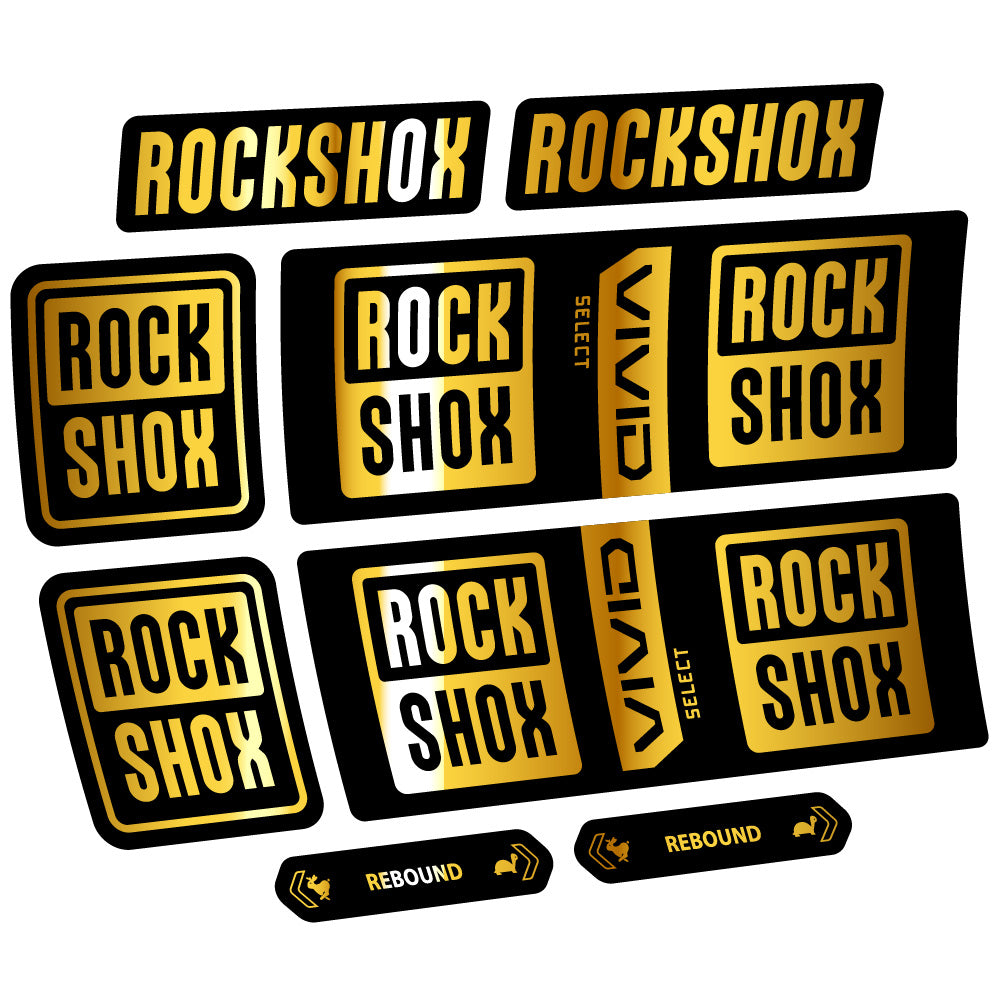 Adesivi Ammortizzatore Rock Shox Vivid Coil Select in vinile