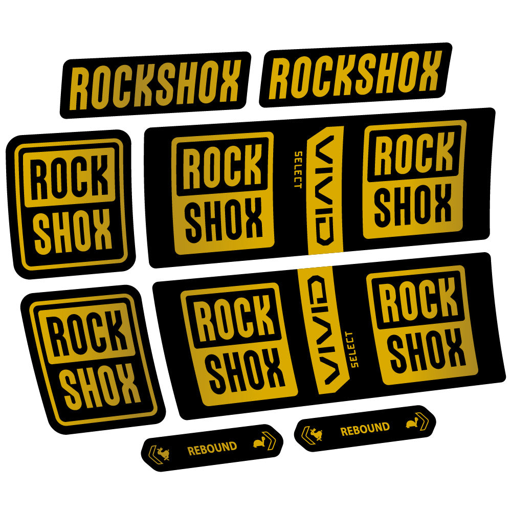 Adesivi Ammortizzatore Rock Shox Vivid Coil Select in vinile