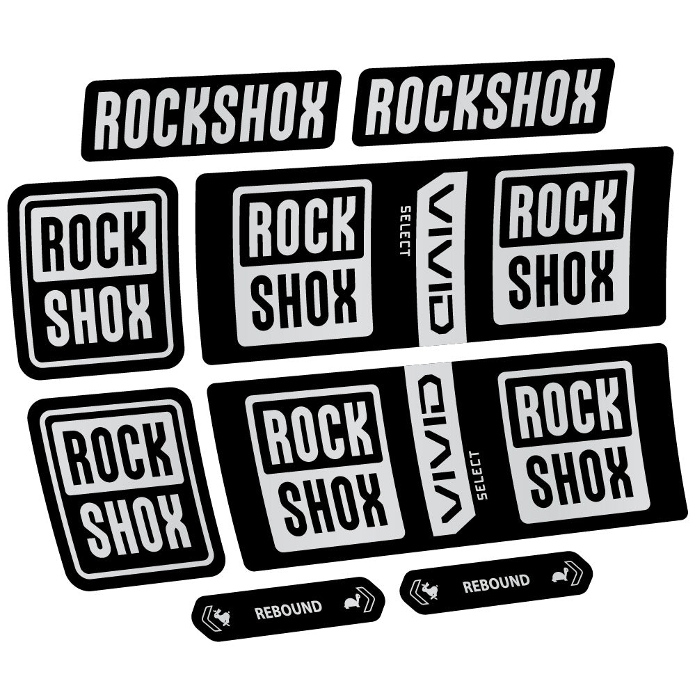 Adesivi Ammortizzatore Rock Shox Vivid Coil Select in vinile